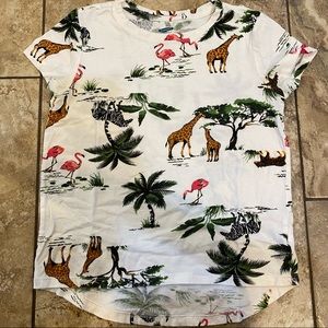 🦩Girls Old Navy Safari Shirt! Size Medium (8)!🦒